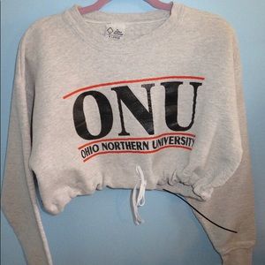 Vintage Custom Crop Top Sweatshirt